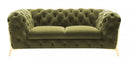 Divani Casa Sheila - Transitional Fabric Loveseat