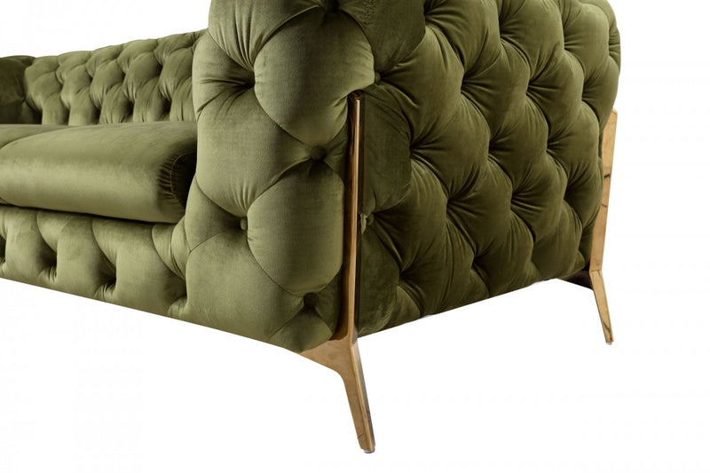 Divani Casa Sheila - Transitional Fabric Loveseat