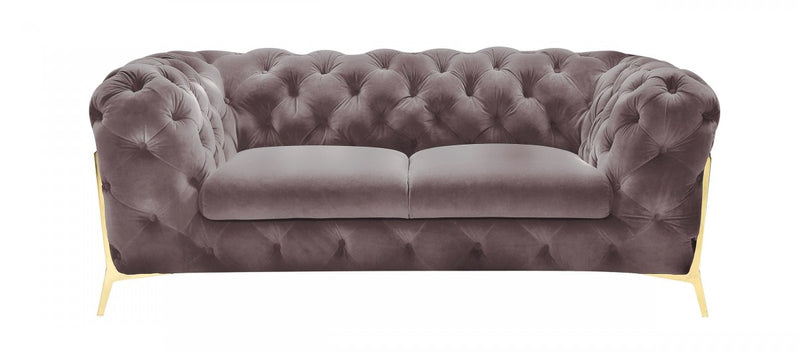 Divani Casa Sheila - Transitional Fabric Loveseat