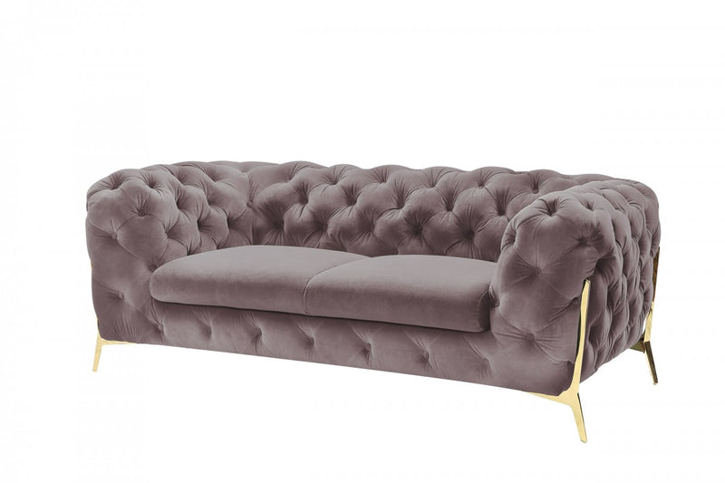 Divani Casa Sheila - Transitional Fabric Loveseat