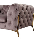 Divani Casa Sheila - Transitional Fabric Loveseat