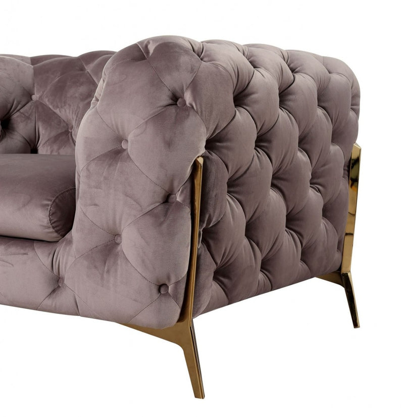 Divani Casa Sheila - Transitional Fabric Loveseat