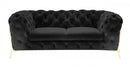 Divani Casa Sheila - Transitional Fabric Loveseat