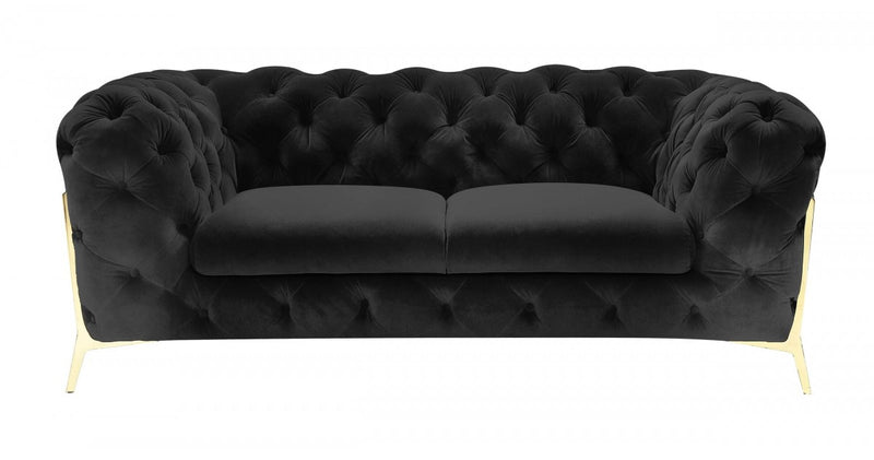 Divani Casa Sheila - Transitional Fabric Loveseat
