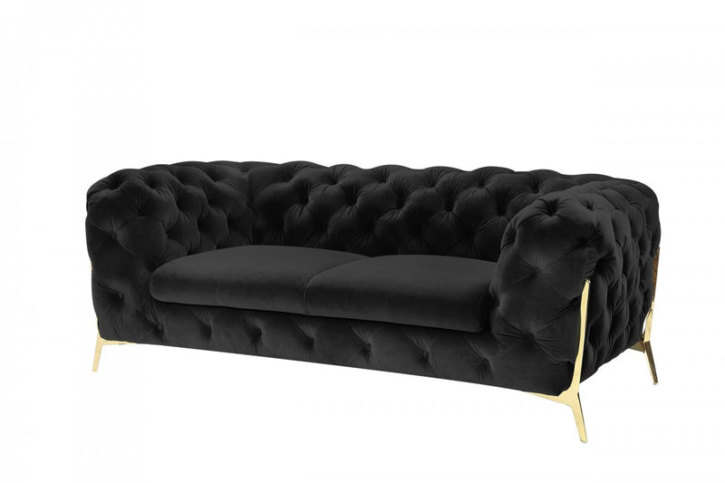 Divani Casa Sheila - Transitional Fabric Loveseat
