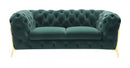 Divani Casa Sheila - Transitional Fabric Loveseat