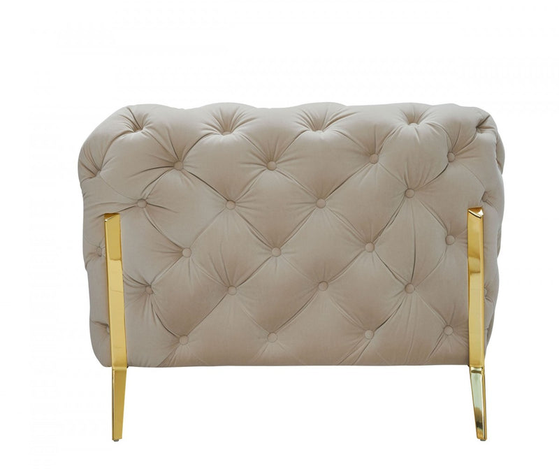 Divani Casa Sheila - Transitional Fabric Loveseat