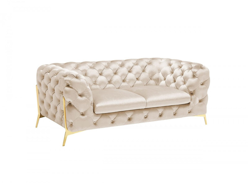 Divani Casa Sheila - Transitional Fabric Loveseat