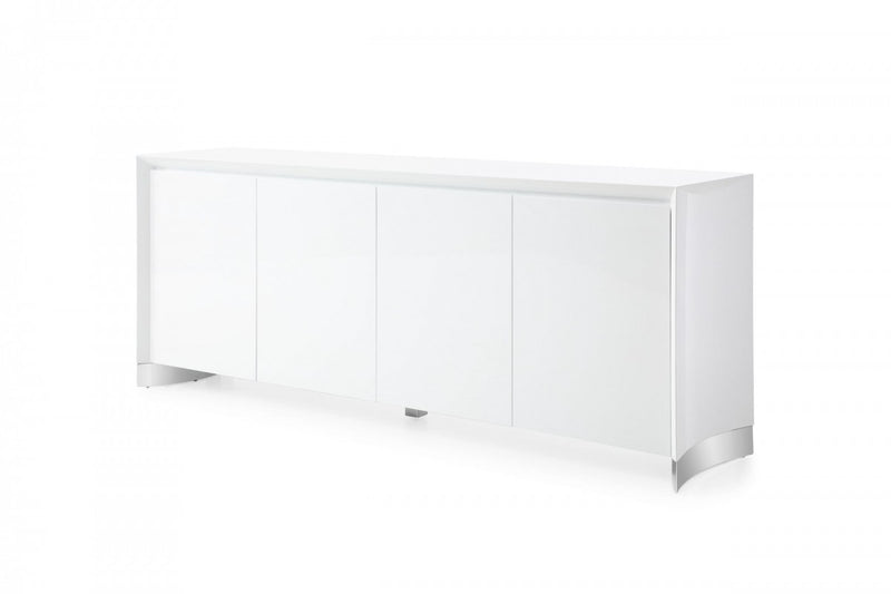Modrest Siena - Modern White High Gloss Buffet