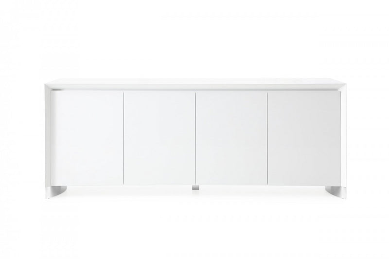 Modrest Siena - Modern White High Gloss Buffet