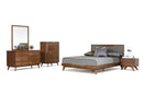 Nova Domus Soria Modern Grey & Walnut Bed