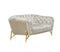 Divani Casa Stella - Transitional Beige Velvet Loveseat