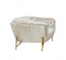 Divani Casa Stella - Transitional Beige Velvet Loveseat