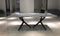Modrest Stetson - Modern White Ceramic & Smoked Ash Dining Table