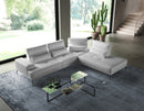 Coronelli Collezioni Sunset - Contemporary Italian Leather Right Facing Sectional Sofa