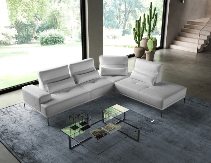 Coronelli Collezioni Sunset - Contemporary Italian Leather Right Facing Sectional Sofa