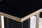 Nova Domus Cartier Modern Black & Rosegold Dining Table