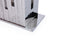 Modrest Edwin Modern Glass & Stainless Steel Dining Table