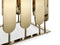 Modrest Griffith Modern Black Glass & Gold Dining Table