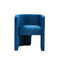 Modrest Tirta Modern Blue Accent Chair  by Hollywood Glam