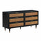 Sierra Noir 6 Drawer Dresser