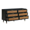 Sierra Noir 6 Drawer Dresser