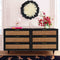 Sierra Noir 6 Drawer Dresser