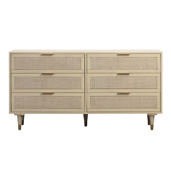 Sierra Buttermilk 6 Drawer Dresser