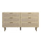 Sierra Buttermilk 6 Drawer Dresser