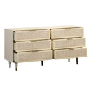 Sierra Buttermilk 6 Drawer Dresser