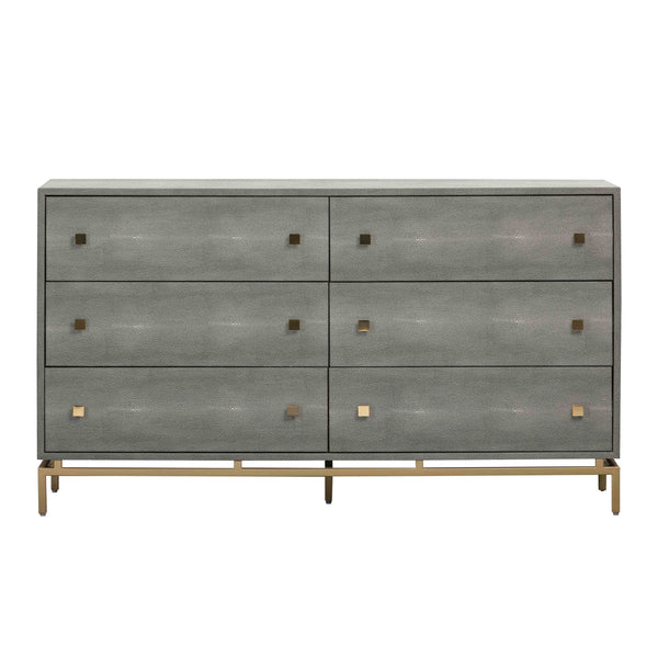 Pesce Shagreen 6 Drawer Dresser