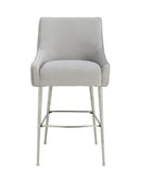 Beatrix Pleated Velvet Bar Stool