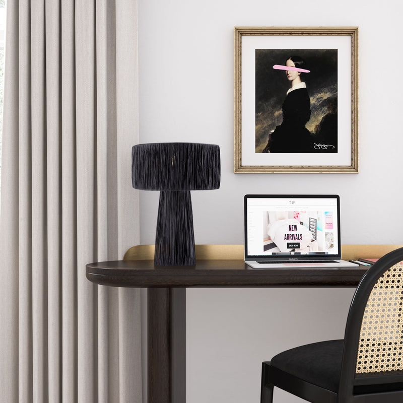 Shelby Rafia Table Lamp