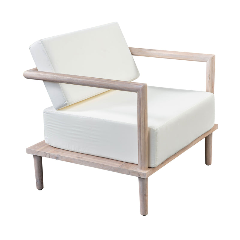 Emerson Cream Outdoor Lounge Chair