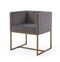 Modrest Marty - Modern Copper Antique Brass Dining Chair