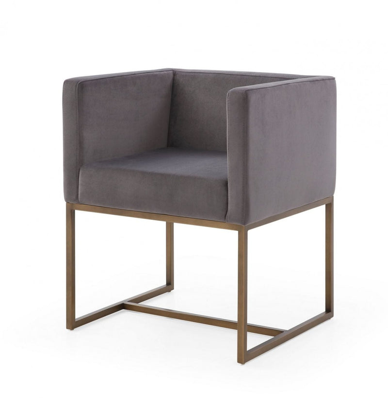 Modrest Marty - Modern Copper Antique Brass Dining Chair