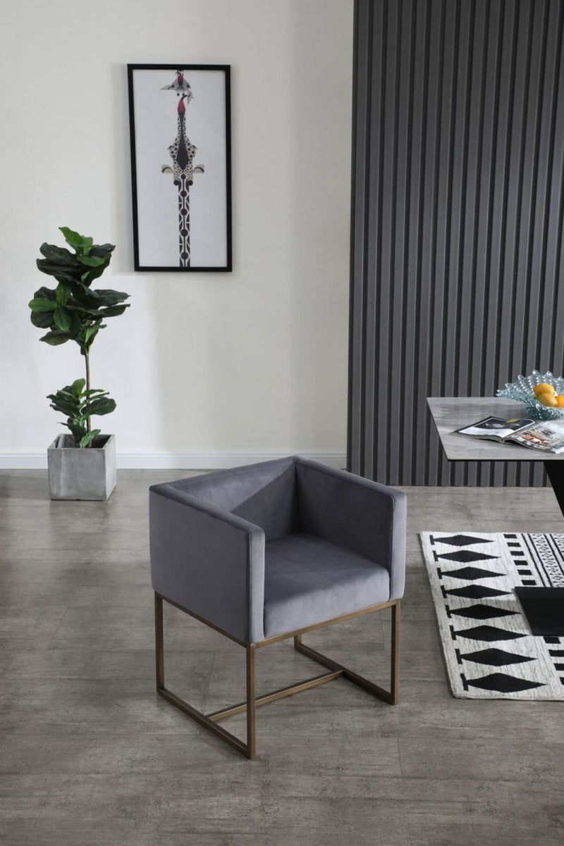 Modrest Marty - Modern Copper Antique Brass Dining Chair