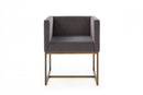 Modrest Marty - Modern Copper Antique Brass Dining Chair