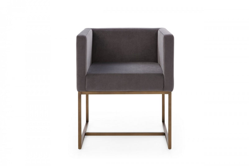 Modrest Marty - Modern Copper Antique Brass Dining Chair