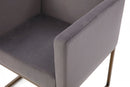 Modrest Marty - Modern Copper Antique Brass Dining Chair