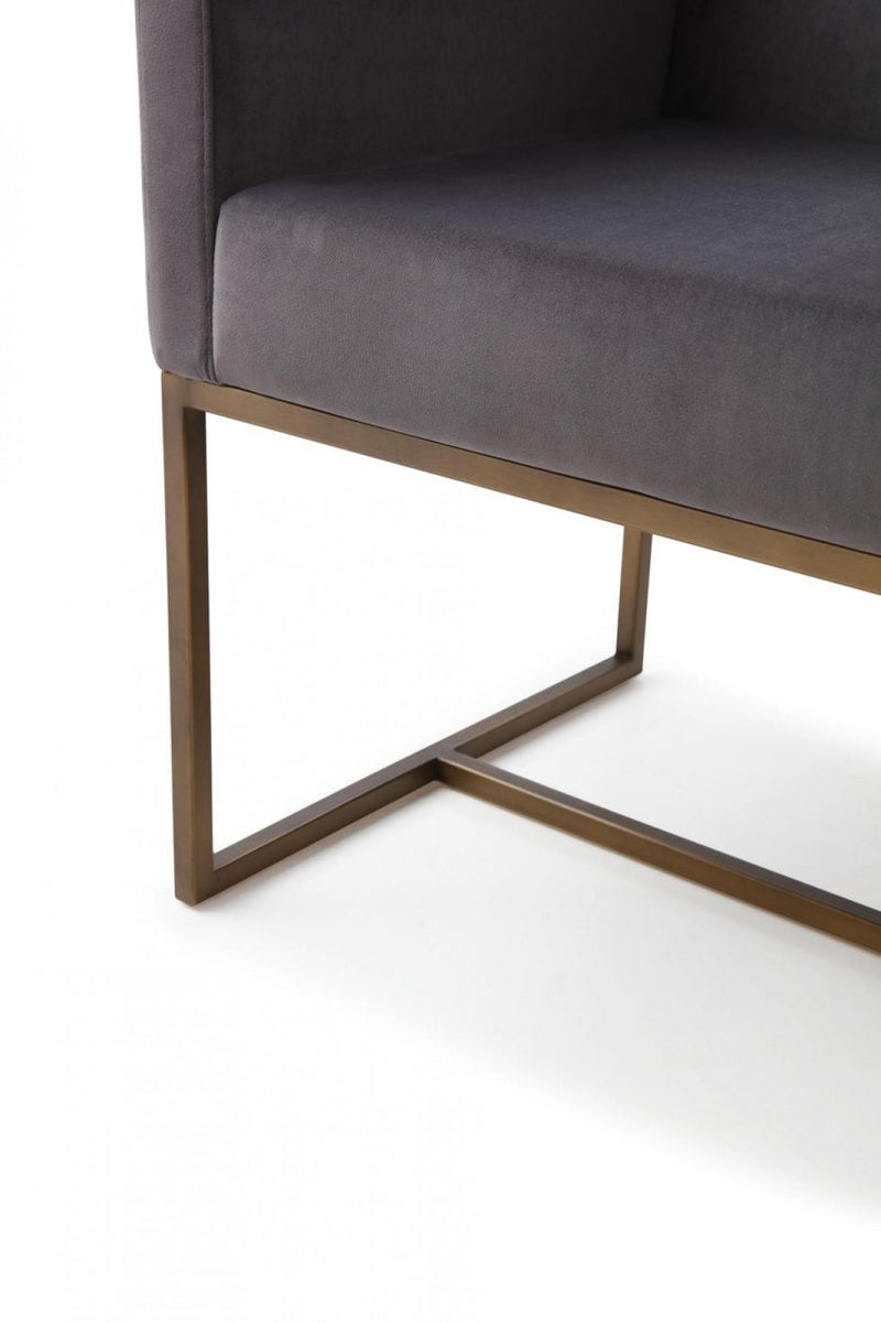 Modrest Marty - Modern Copper Antique Brass Dining Chair