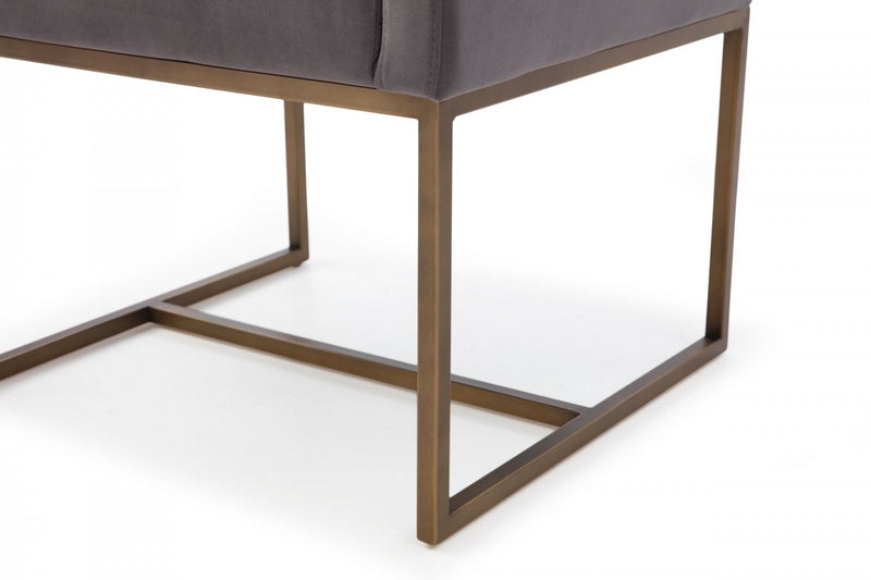 Modrest Marty - Modern Copper Antique Brass Dining Chair
