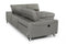 Divani Casa Versa - Modern Grey Teco-Leather Left Facing Sectional Sofa with Recliner