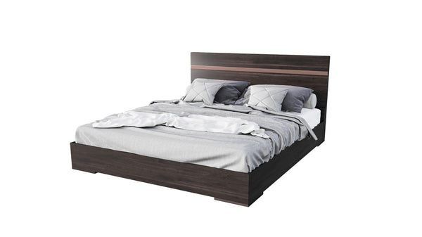 Nova Domus Benzon Italian Modern Dark Rovere Bed