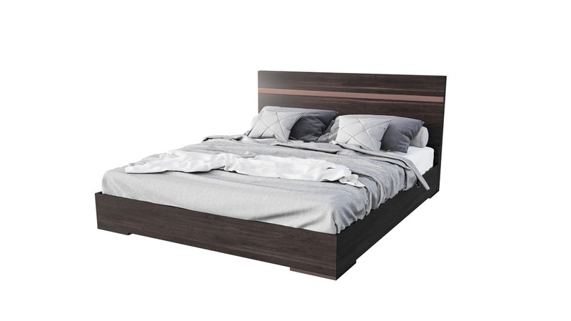 Nova Domus Benzon Italian Modern Dark Rovere Bed