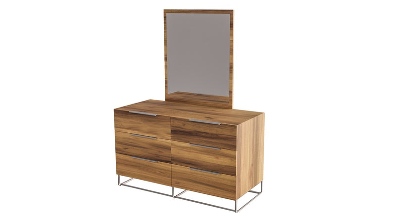 Nova Domus Lorenzo Italian Modern Light Oak Bedroom Set