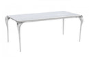 Modrest Vince - Modern Faux Marble & Stainless Steel Dining Table