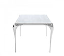 Modrest Vince - Modern Faux Marble & Stainless Steel Dining Table