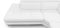 Coronelli Collezioni Viola - Italian Contemporary White Leather Left Facing Sectional Sofa