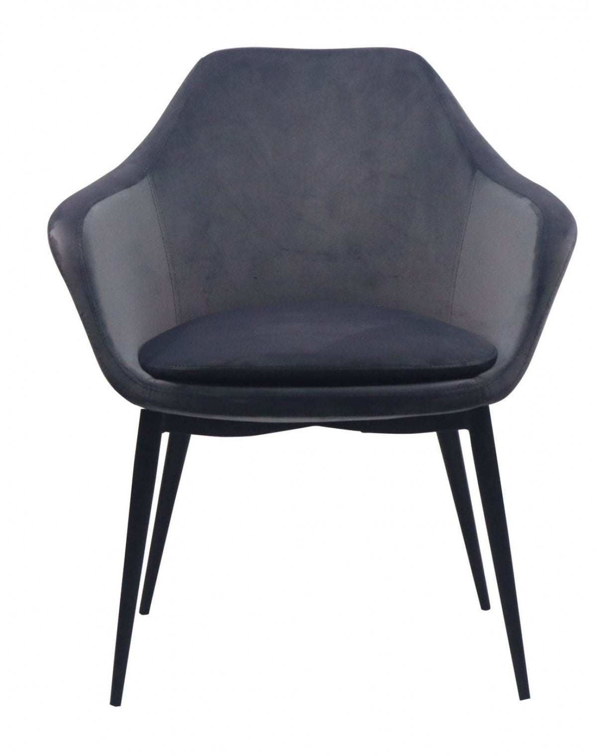 Modrest Wilson Modern Velvet & Black Dining Chair
